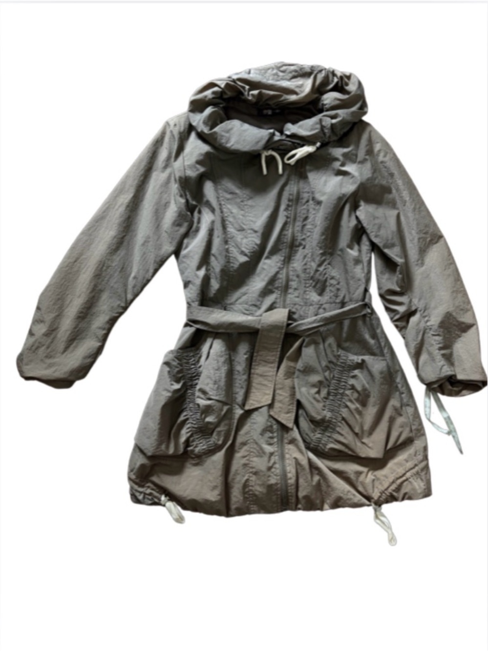 Double Jeu Paris Cinched Waist Utility Jacket | Lightweight | Size S